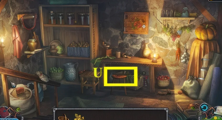 Legendary Tales 3, chapter 2: Basket puzzle — scene and mechanism
