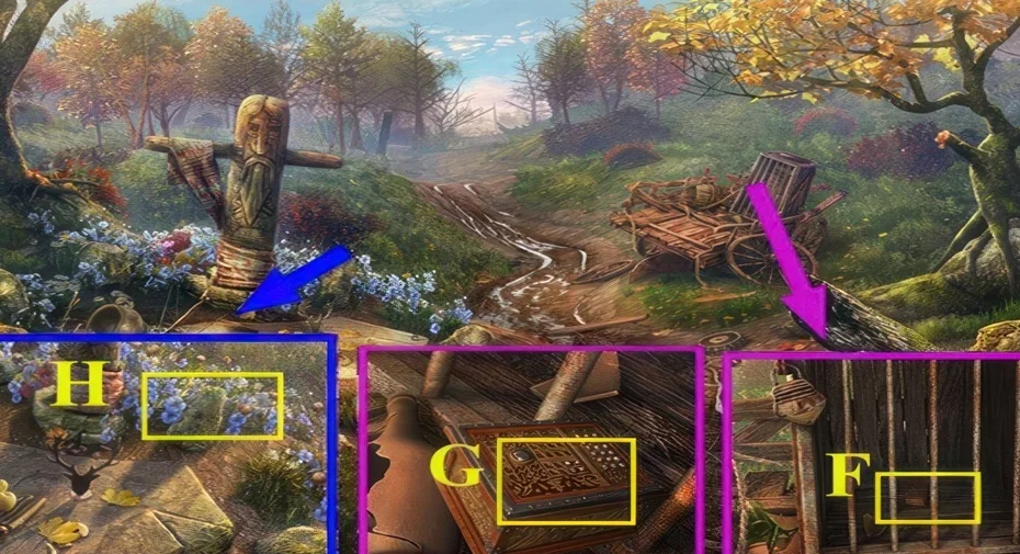 Legendary Tales 3, chapter 5: Ball lock puzzle — scene and mechanism