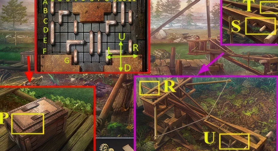 Legendary Tales 3, chapter 5: Flaxseed oil puzzle — scene and mechanism