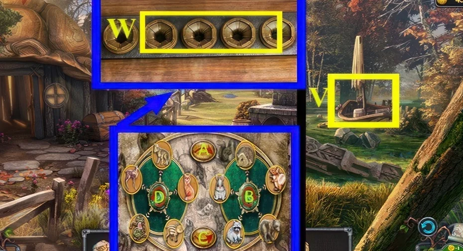 Legendary Tales 3, chapter 5: Boards puzzle — scene and mechanism
