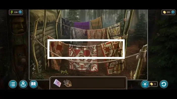 Legendary Tales 4, chapter 2: Cabin Lock Puzzle — scene and mechanism