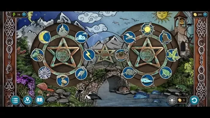 Legendary Tales 4, chapter 2: Shield Puzzle — puzzle diagram