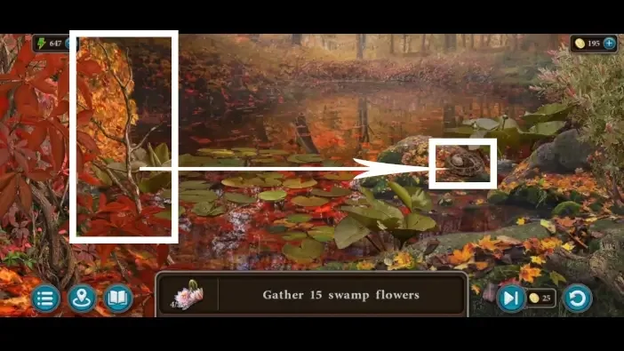 Legendary Tales 4, chapter 2: Fifteen Swamp Flowers — puzzle diagram