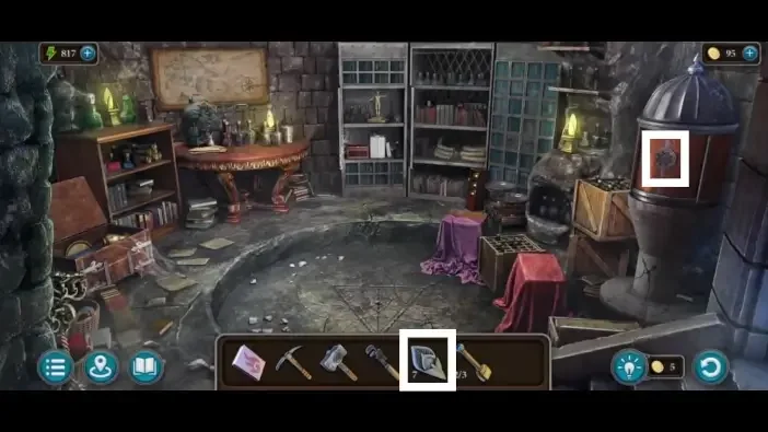 Legendary Tales 4, chapter 2: Model Puzzle — scene and mechanism