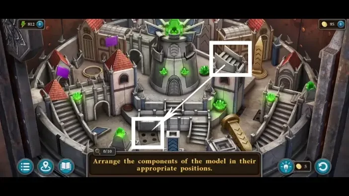 Legendary Tales 4, chapter 2: Model Puzzle — puzzle diagram