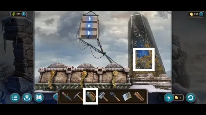 Legendary Tales 4, chapter 2: Runes Puzzle — puzzle diagram
