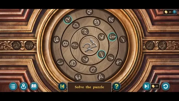 Legendary Tales 5, chapter 2: Carved Flowers Puzzle — puzzle diagram