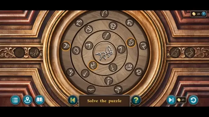 Legendary Tales 5, chapter 2: Carved Flowers Puzzle — puzzle diagram