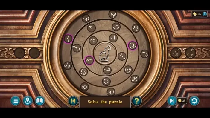 Legendary Tales 5, chapter 2: Carved Flowers Puzzle — puzzle diagram
