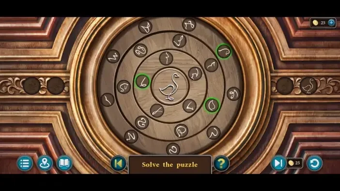 Legendary Tales 5, chapter 2: Carved Flowers Puzzle — puzzle diagram