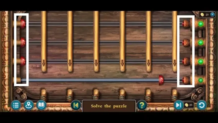 Legendary Tales 5, chapter 2: Fox Statue Puzzle — puzzle diagram