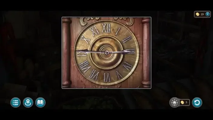 Legendary Tales 5, chapter 2: Fish stall clock — puzzle diagram
