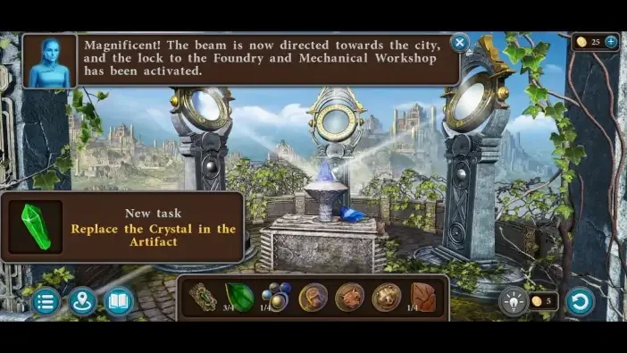Legendary Tales 5, chapter 2: Solar Collector Pillar Puzzle — puzzle diagram