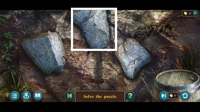 Legendary Tales 5, chapter 2: Cliff Climbing Puzzle — scene and mechanism