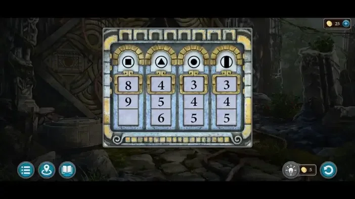 Legendary Tales 5, chapter 2: City Gates First Shapes Puzzle — puzzle diagram