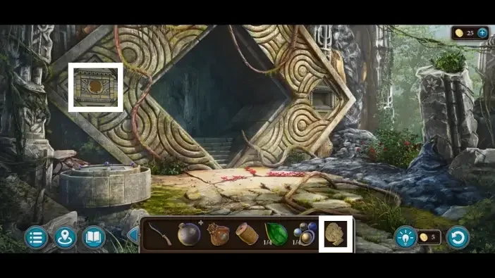 Legendary Tales 5, chapter 2: City Gates Second Shapes Puzzle — scene and mechanism