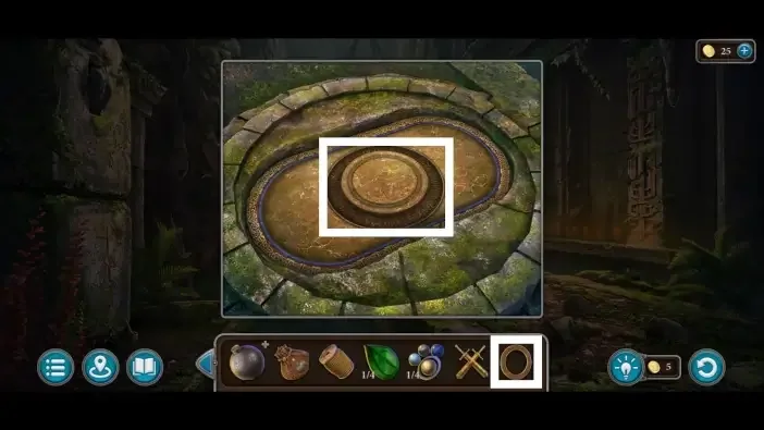 Legendary Tales 5, chapter 2: Rotating Grids Puzzle — scene and mechanism