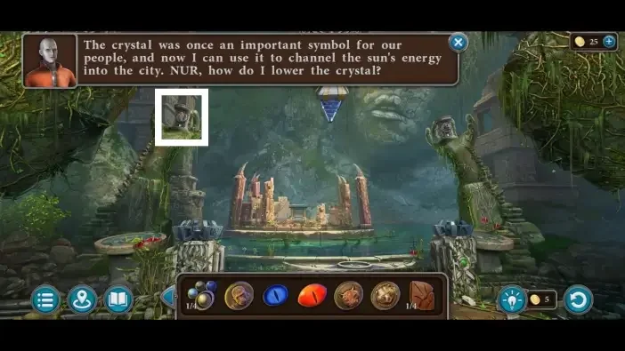Legendary Tales 5, chapter 2: Kainbekh Left Hand Puzzle — scene and mechanism