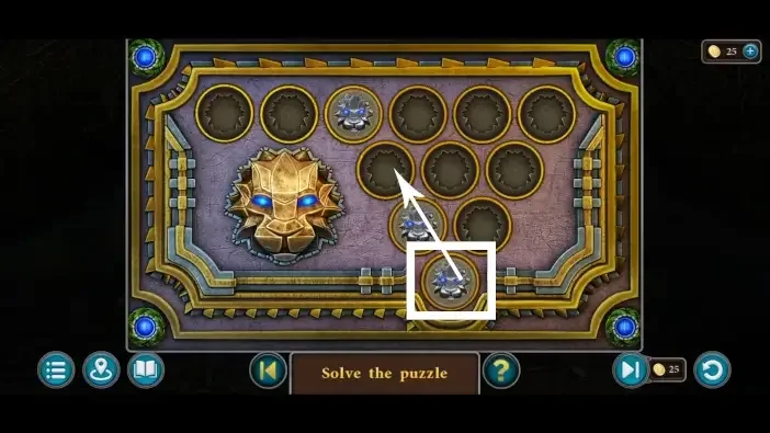 Legendary Tales 5, chapter 2: Kainbekh Right Hand Puzzle — puzzle diagram