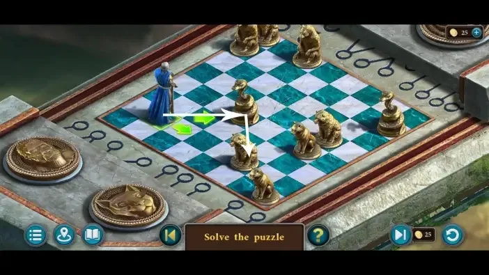 Legendary Tales 5, chapter 2: Medallions Puzzle — puzzle diagram