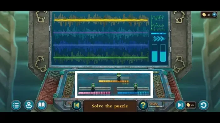 Legendary Tales 5, chapter 2: Reactors Hall Control Panel Puzzle — puzzle diagram