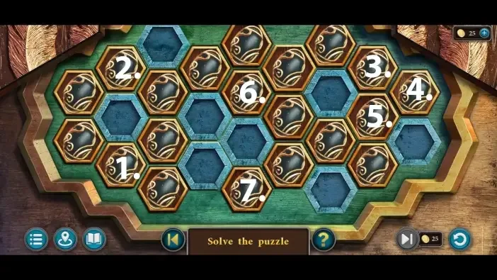 Legendary Tales 5, chapter 3: Cabinet egg puzzle — puzzle diagram