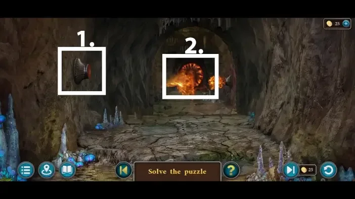 Legendary Tales 5, chapter 3: Fire Trial — scene and mechanism