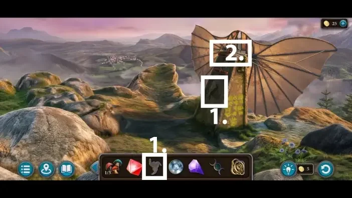 Legendary Tales 5, chapter 3: Air Trial — scene and mechanism