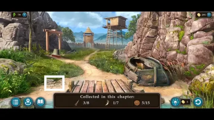 Legendary Tales 4, chapter 1: Fang 2 — River beach, Left side