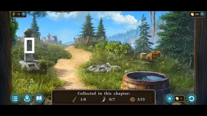Legendary Tales 4, chapter 1: Morphing Object 4 — Outside the hut, Obelisk symbol