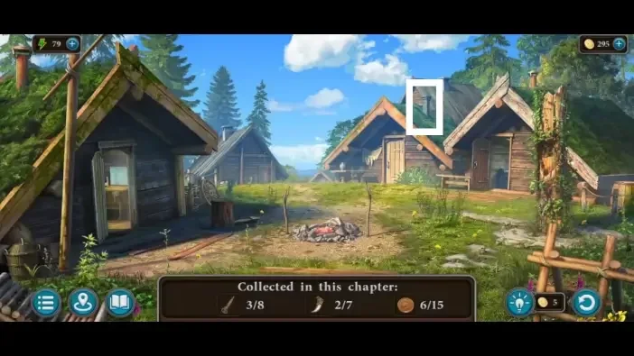 Legendary Tales 4, chapter 1: Morphing Object 7 — Werewolf camp, House chimney