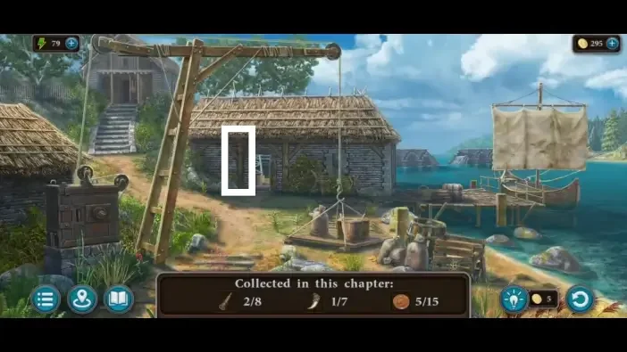 Legendary Tales 4, chapter 1: Pipe 3 — Boat workshop, Wooden column