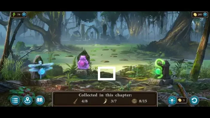 Legendary Tales 4, chapter 1: Pipe 5 — Swamp, Beside the frog totem
