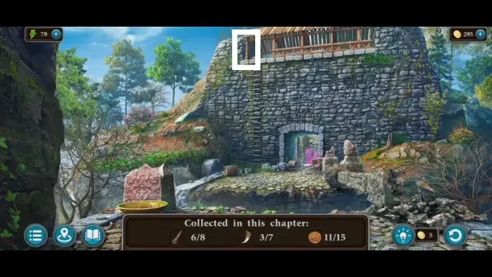 Legendary Tales 4, chapter 1: Pipe 7 — Broken bridge, Column above the ladder