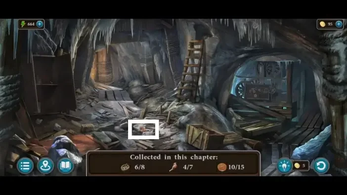 Legendary Tales 4, chapter 2: Bird 5 — Cave entrance level, Ground