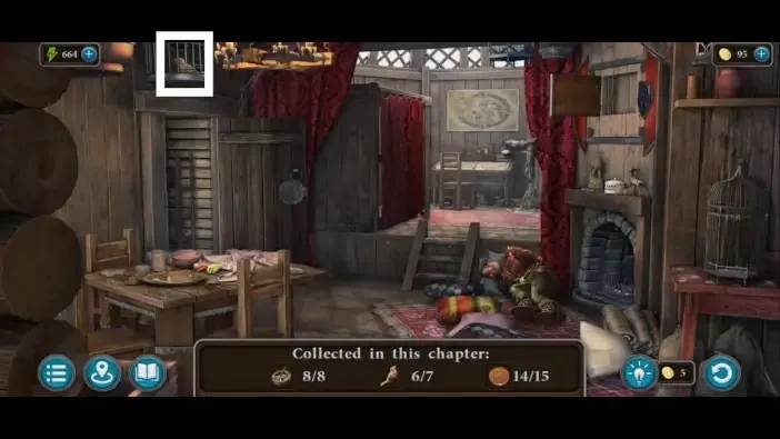 Legendary Tales 4, chapter 2: Bird 7 — Birder’s house, Upper-left cage