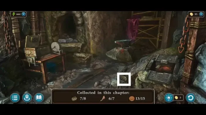 Legendary Tales 4, chapter 2: Compass 8 — Cave workshop, Ground