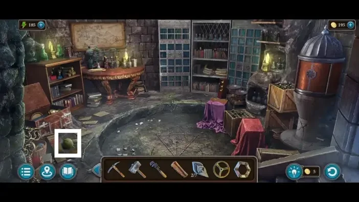 Legendary Tales 4, chapter 2: Morphing Object 17 — Oracle’s storage room, Ground on the left