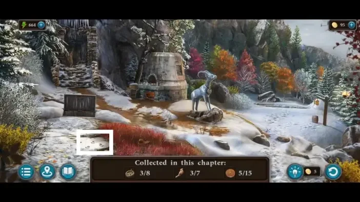 Legendary Tales 4, chapter 2: Morphing Object 21 — Mountain, Snow tracks