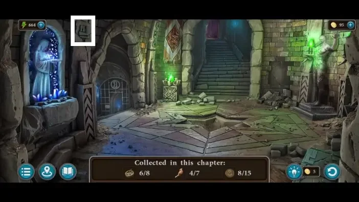 Legendary Tales 4, chapter 2: Morphing Object 24 — Oracle’s hallway, Left wall