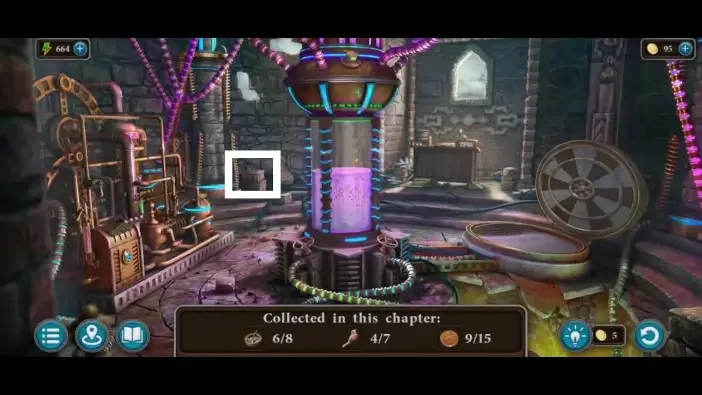 Legendary Tales 4, chapter 2: Morphing Object 25 — Oracle’s laboratory, Box or book on the rock