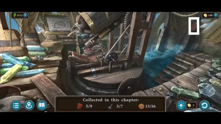 Legendary Tales 4, chapter 3: Flag 6 — Observatory, Right side by the curtain