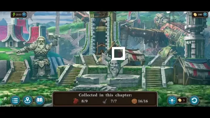 Legendary Tales 4, chapter 3: Flag 9 — Town centre, Above the fountain
