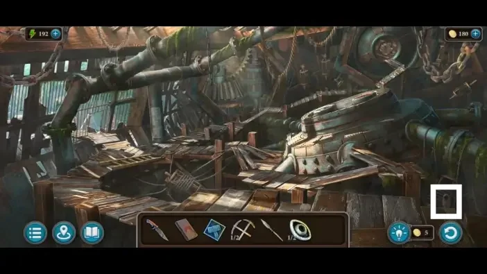 Legendary Tales 4, chapter 3: Morphing Object 35 — Inside the golem, Lower-right corner