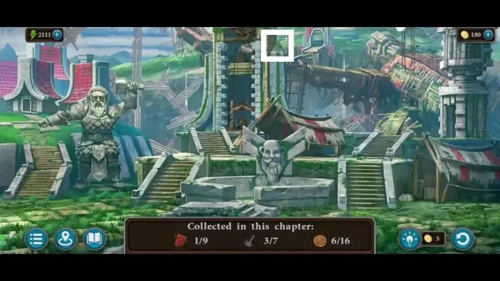 Legendary Tales 4, chapter 3: Morphing Object 37 — Town centre, Pyramid or ball on the pillar