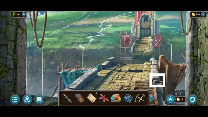 Legendary Tales 4, chapter 3: Screw 1 — Broken bridge, Marked spot