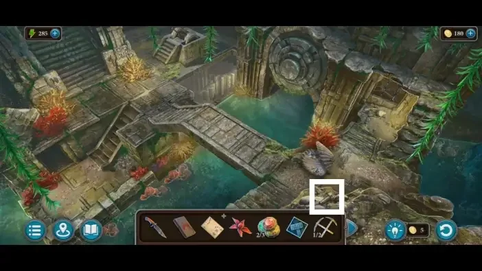 Legendary Tales 4, chapter 3: Screw 2 — Sunken temple hallway, Ground