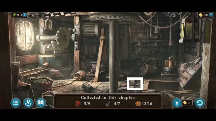Legendary Tales 4, chapter 3: Screw 5 — Mill, Ground beside the trapdoor