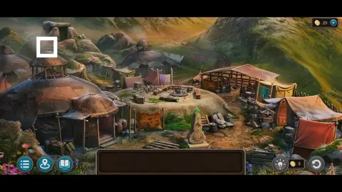 Legendary Tales 5, chapter 1: Morphing Object 1 — Camp, Flags on Lucia’s tent roof