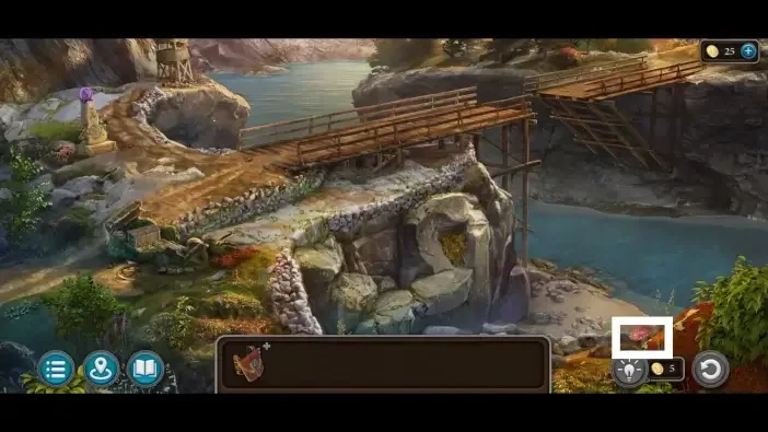 Legendary Tales 5, chapter 1: Mushroom 2 — Bridge, Right corner